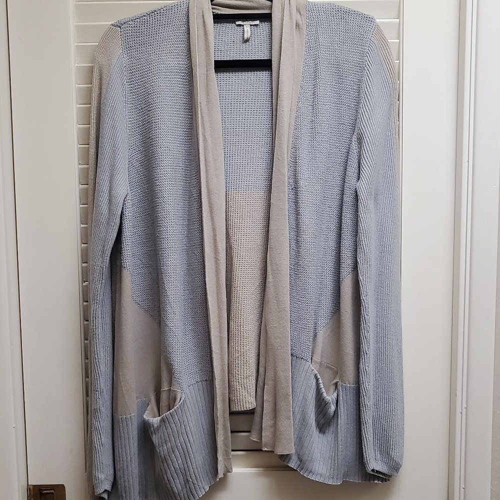 Logo by Lori Goldstein Colorblock Cardigan L